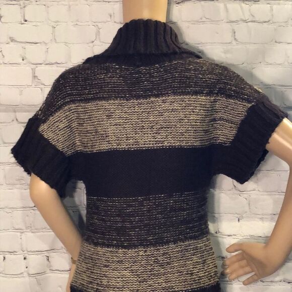 Say What Striped Turtleneck Sweater Dress M - Picture 6 of 10